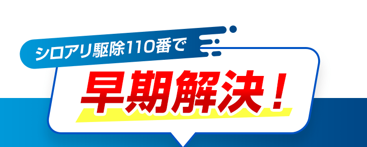 シロアリ駆除110番で早期解決!