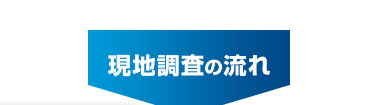 現地調査の流れ